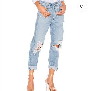 Agolde 90s Mid Rise Loose Fit in Fall Out jeans